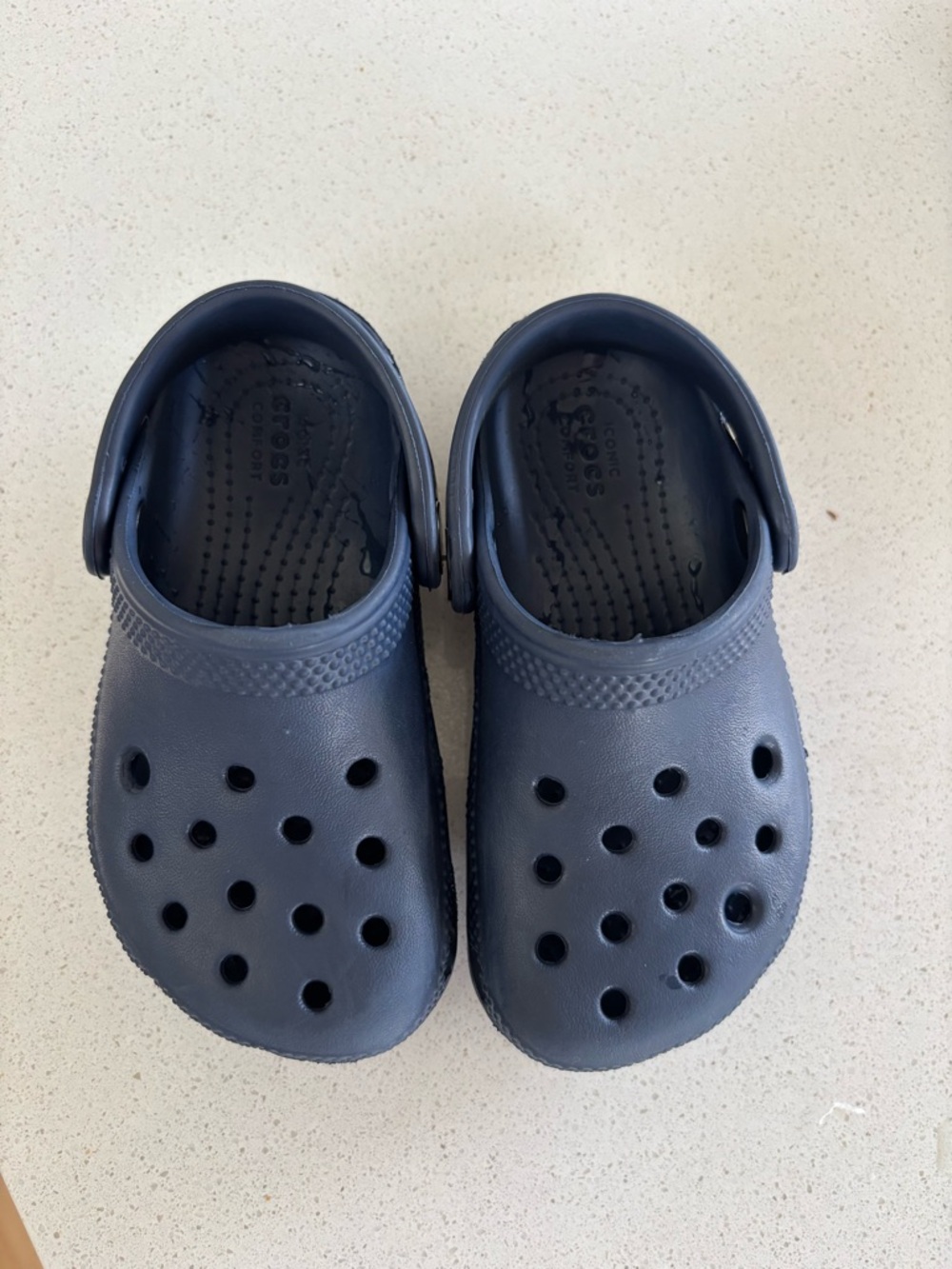Kids Navy Blue Crocs